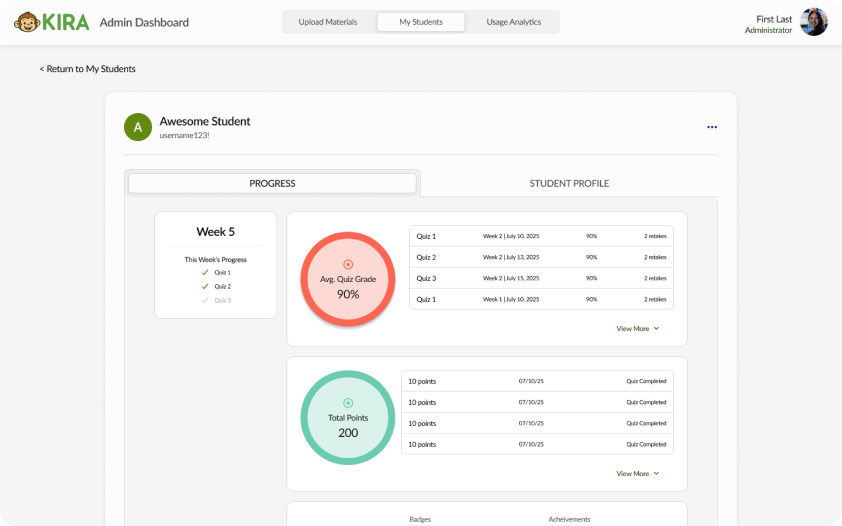 Kira | English Learning Platform
